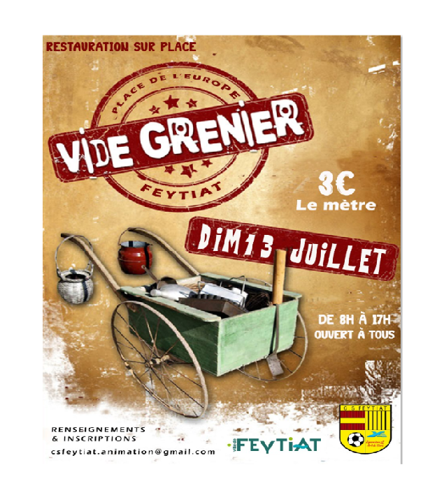 Vide Grenier du CSF