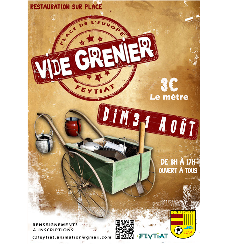 Vide -grenier 31 août